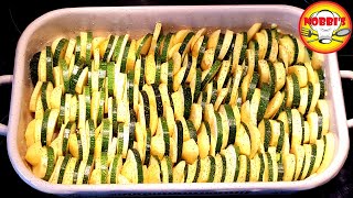 ZucchiniKartoffelAuflauf ZucchiniGratin super lecker [upl. by Ardnaskela]