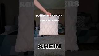 SHEIN Sofa Covers  LShaped Couch I used 3 amp 2 seater sofa covers shein sofacover sheinhaul [upl. by Nieberg]