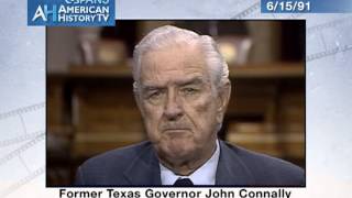 John Connally on JFK Assassination 1991 CSPAN interview [upl. by Cybill]