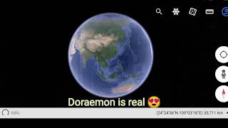 Doremon Is Real  Found On Google Maps  Meme Ka Mastii  Cartoon In Real Life  doreamon [upl. by Annecorinne]