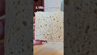 Only 3 to 4 ingredients  The best 90 seconds keto bread with options for no psyllium husk and eggs [upl. by Nuncia]