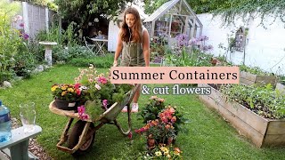 Summer Garden Refresh Vibrant Colors and Beautiful Cut Flowers  Cottage Garden Vlog 🪴 [upl. by Vins]