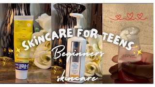 Morning Skincare Routine For teenagers  How to get Glowing Skin Grooming tips for beginners [upl. by Goldenberg]