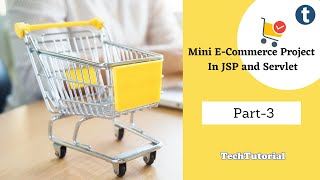 3 ECommerce Shopping Cart Project Navbar Design and Login in JSP Servlet [upl. by Remsen]