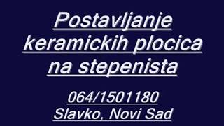 Postavljanje keramickih plocica na stepenista [upl. by Emirac]