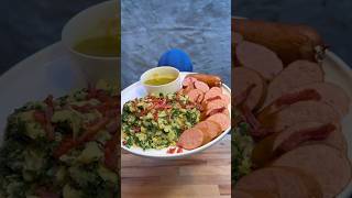 Kale mash with gravy or boerenkoolstamppot  Dutch classics episode 2 food fyp explore fypシ fy [upl. by Llien]