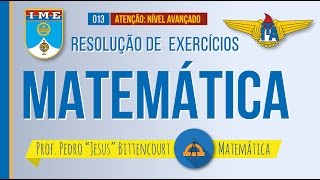 EQUAÇÕES ALGÉBRICAS E POLINÔMIOS  RESOLUÇÃO DE QUESTÕES ITA 2016  MATEMÁTICA  prof Jesus [upl. by Zsamot]