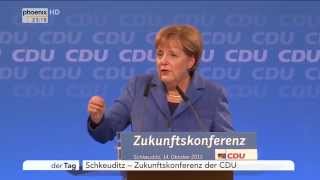 Zukunftskongress der CDU Rede von Angela Merkel am 14102015 [upl. by Annodal]