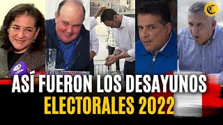 ELECCIONES MUNICIPALES 2022 Así fue el DESAYUNO ELECTORAL de los candidatos a la Alcaldía de Lima [upl. by Tirb]