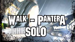 PANTERA  WALK SOLO WITH TAB  BACKING TRACK [upl. by Phyllis]