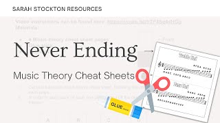 Never Ending Music Theory Cheat Sheet TUTORIAL [upl. by Qidas184]