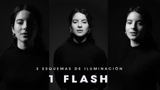 3 ESQUEMAS DE LUZ CON 1 FLASH [upl. by Nath]