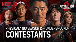 Meet the 100 Contestants of Physical 100 Season 2  Underground  Netflix [upl. by Romalda997]