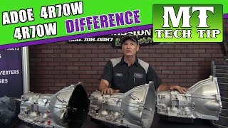 Ford AOD 4R70W and 4R75W Differences [upl. by Maitland]