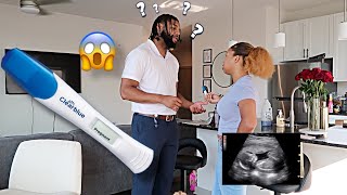 Pregnancy Prank On Boyfriend He was happy [upl. by Uthrop]