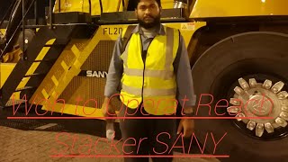 How to inspection Reach Stacker ।। सानी मशीन कोचिंग संस्थान SANYinspectionday sany kalmar [upl. by Conlen]