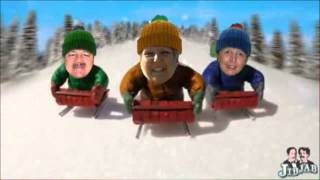 Sled Races Jib Jab Style [upl. by Ballou]