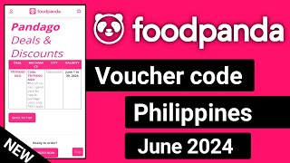 foodpanda philippines voucher code in june 2024  foodpanda voucher code  foodpanda voucher [upl. by Ayana616]