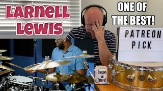 Drum Teacher Reaction LARNELL LEWIS  Drumeo  What About Me Playthrough  AMAZING [upl. by Reahard196]