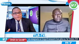 PAS DE RENTREE SCOLAIRE 20242025 AU CONGOB DECLARE LE SYNDICAT AVENIR DES ENSEIGNANTS DU CONGO [upl. by Refanej838]