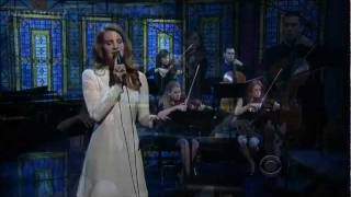 HD Lana Del Rey  Best LIVE Performance of Video Games David Letterman 020212 [upl. by Scales855]