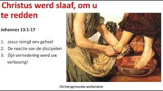 Prediking Christus werd slaaf om u te redden Leendert vd Heuvel 20240908 [upl. by Saidel894]