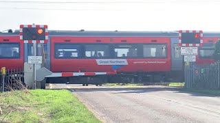 Litlington level crossing Cambridgeshire [upl. by Caspar]