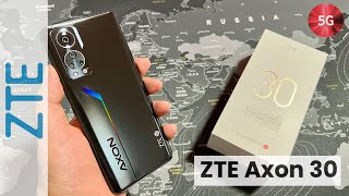 ZTE AXON 30 5G  Unboxing and HandsOn [upl. by Artur504]