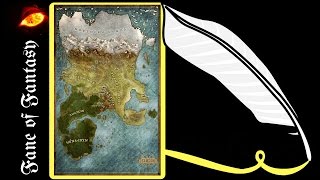 Fantasy Map Making • Adding Islands and Water [upl. by Akemet]