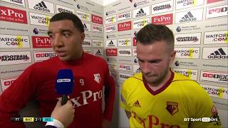 Troy Deeney roasts Hector Bellerin in postmatch interview [upl. by Aohk]