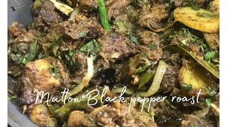 Mutton Black Pepper Roast The Spicy Feast of Kings Mutton recipe kali mirch ghosh [upl. by Prader135]