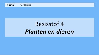 VMBO 3  Ordening  4 Planten en dieren  8e editie [upl. by Darton298]