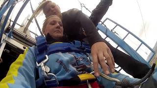 Paraplegic does Sky Jump in Vegas [upl. by Goodrich]