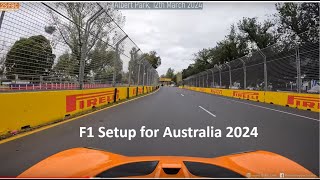 Australian F1 Grand Prix 2024  setup of Albert Park Formula 1 Circuit 4K [upl. by Ilowell]