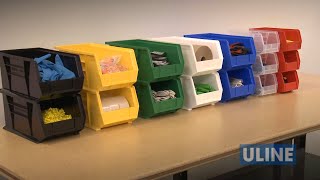 Uline Plastic Stackable Bins [upl. by Tiga]