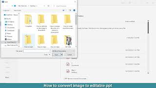 How to convert image to editable ppt [upl. by Kelly891]