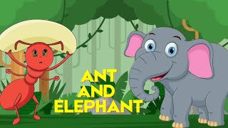 Ant and elephant story in English  moral story in English story for kidsfriendshipstory [upl. by Eirrem]