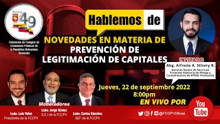 HABLEMOS DE Novedades en Materia de Prevención de Legitimación de Capitales [upl. by Latsirc662]