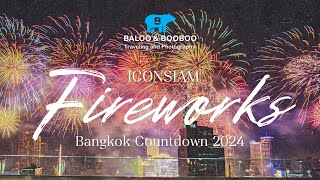 Iconsiam Fireworks Bangkok Countdown 2024 Amazing Thailand Countdown 2024 [upl. by Corette285]