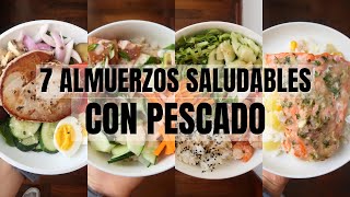 7 RECETAS DE ALMUERZOS SALUDABLES CON PESCADO Michela Perleche [upl. by Marigolde18]