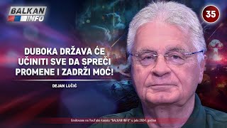 INTERVJU Dejan Lučić  Duboka država će učiniti sve da spreči promene i zadrži moć 1972024 [upl. by Zolly]