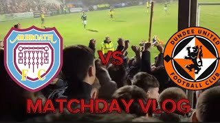 away limbs at Arbroath Vs Dundee United Matchday Vlog [upl. by Iyre]