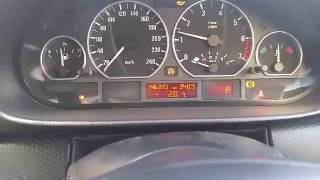 BMW E46 330i EML ASC  BRAKE lights on [upl. by Erodisi695]