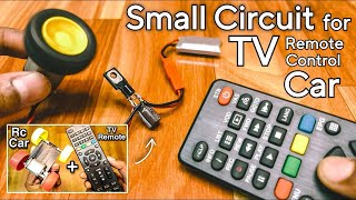 How to Make Receiver Circuit for TV Remote Control Car and Boat [upl. by Fasto]