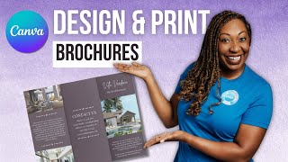 How to Make a Brochure in Canva  Canva Tutorial [upl. by Erv828]