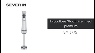 Severin Draadloze Staafmixer med premium set SM 3775 [upl. by Adnahs]