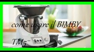 Bimby TM5 Come Fare La Crema  Thermomix [upl. by Ahtrim]