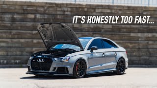 HOW FAST IS A STAGE 2 TUNED AUDI RS3 [upl. by Holder681]