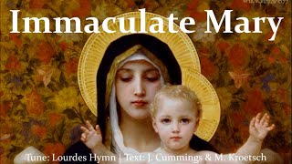 Immaculate Mary  Lourdes Hymn  Choir with Lyrics  5 Verses  Catholic Hymn  Sunday 7pm Choir [upl. by Ytoc]