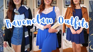 Ravenclaw Inspired Outfits  Hogwarts Lookbook [upl. by Lever]